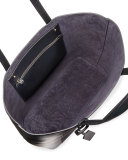Panama North-South Zip Tote Bag, Black
