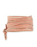 Chain-Trim Fabric Necklace