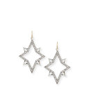 Nova Crystal Star Drop Earrings