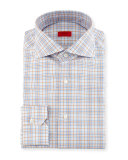 Chest Dress Shirt, Sky/Rust/Blue