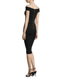 Inan Off-the-Shoulder Bardot Dress