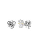 Sterling Silver Love Knot Earrings