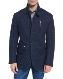 Quilted Glen Plaid Field Jacket