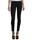 Silk Crepe Ankle Leggings