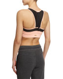 Zip-It-Up Mesh Panel Sports Bra