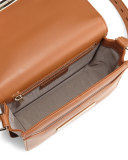 Diane Mini Flap Shoulder Bag, Tan