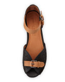 Bessie Laser-Cut d'Orsay Sandal