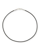20" Men's Leather Cord Necklace 