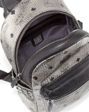 Stark Side Stud Mini Backpack, Silver