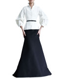 Silk Faille Gown Skirt
