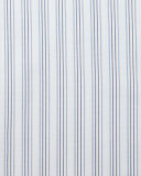 Track-Stripe Woven Dress Shirt, White