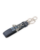 Saffiano Robot Charm Key Chain