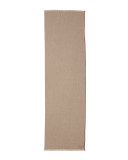 Cashmere Golden Garza Scarf, Oatmeal 