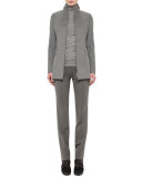 Francoise Straight-Leg Pants, Cliff