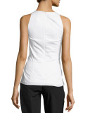Tallo Sleeveless Lace-Up Top