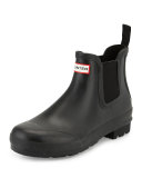 Dark-Sole Chelsea Boot, Black