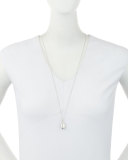 Petite Sterling Silver Initial "Q" Locket Necklace