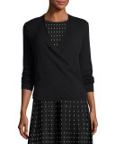 4-Way Lightweight Cardigan, Black Onyx, Plus Size 
