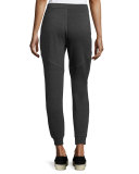 Marissa Melange Jogger Pants, Gray