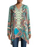 Vellamo V-Neck Georgette Tunic