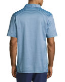 Sean Wheeler Striped Cotton Lisle Polo Shirt
