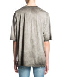 Washed Out Surf Fit T-Shirt, Gray