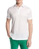 Classic Cotton Polo Shirt, White