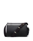 Fielding No. 137 Leather Messenger Bag, Vintage Black