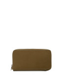 Brigadere Men's Leather Travel Wallet, Green