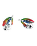 Fly Fishing Sterling Silver Cuff Links