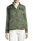 3-in-1 Convertible Jacket w/ Removable Rabbit Fur Vest