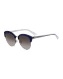 Run Capped Cat-Eye Sunglasses