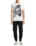 Double-Layer Jogger Pants, Black
