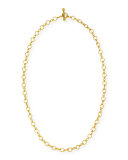 Riviera 19k Gold Link Necklace, 31"L