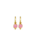 Pink Pegasus, Goddess & Moon Intaglio Earring Pendants
