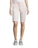 Side-Buckle Bermuda Shorts