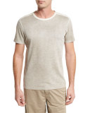 Mini-Jacquard Crewneck T-Shirt