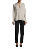 Slim Lounge Pants, Black