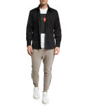 Contrast-Trim Jogger Pant