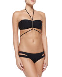 Kaella Bandeau Swim Top w/ Necklace