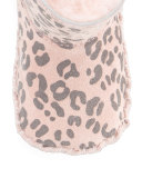 Cassie Leopard-Print Bootie, Baby Pink