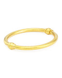 19k Gold Wire Bangle Bracelet