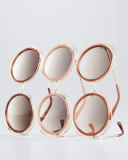 Carlina Trimmed Round Sunglasses