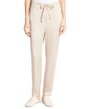 Drawstring-Waist Relaxed-Leg Pants 