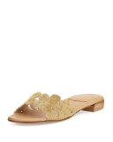 Florette Floral Chain Slide Sandal