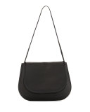 Fan Bag 12 Leather Shoulder Bag, Black