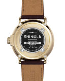 47mm Runwell Leather Watch, Oxblood