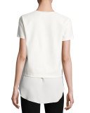 Zadeia Fixture Short-Sleeve Top
