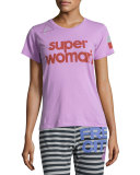 Super Woman Short-Sleeve T-Shirt, Pink