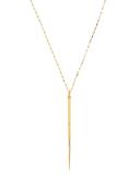 14K Sheer Pendant Necklace